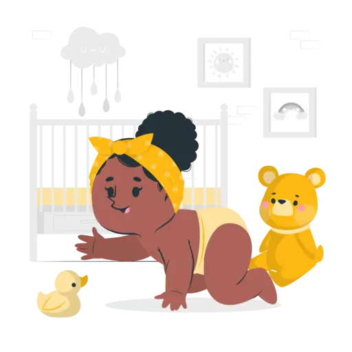 Parent and child illustration for Lithuanian citizenship by birth